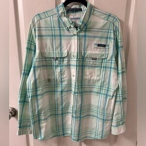Columbia PFG Super Bahama Women’s Fishing Shirt, Large